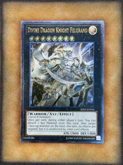 Yugioh Divine Dragon Knight Felgrand SHSP-EN056 Ultimate Rare VLP - Image 1