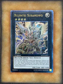 Yugioh Bujintei Susanowo JOTL-EN057 Ultimate Rare 1st Ed MP - Image 1