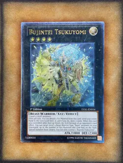Yugioh Bujintei Tsukuyomi LVAL-EN054 Ultimate Rare 1st Ed LP - Image 1