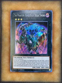 Yugioh The Phantom Knights of Break Sword WIRA-EN006 Secret Rare 1st Ed NM - Image 1