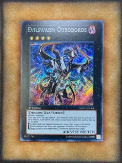 Yugioh Evilswarm Ouroboros HA07-EN065 Secret Rare 1st Ed NM - Image 1