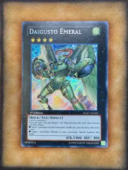 Yugioh Daigusto Emeral HA07-EN020 Secret Rare 1st Ed LP - Image 1