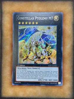 Yugioh Constellar Ptolemy M7 HA07-EN062 Secret Rare 1st Ed LP - Image 1