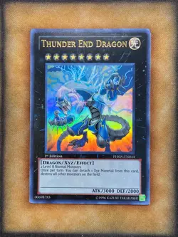 Yugioh Thunder End Dragon PHSW-EN044 Ultra Rare 1st Ed LP - Image 1