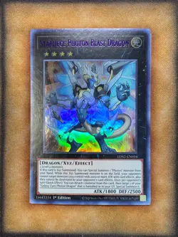 Yugioh Starliege Photon Blast Dragon LDS2-EN054 Ultra Rare 1st Ed PURPLE NM - Image 1