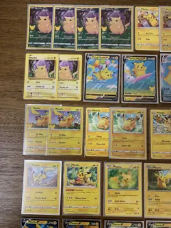 Lot of 35 Pikachu Pokemon Cards Holo Ultra Rare Full Art. NM Mint. - Image 3