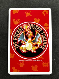 Bulbasaur Charizard Pokemon Card Playing Card TCG Red Japanese Nintendo 1996 - Image 2