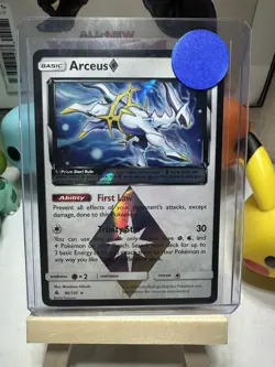 Arceus 96/131 - Sun&Moon Forbidden Lights Rare Prism Pokemon Card NM Near Mint - Image 1