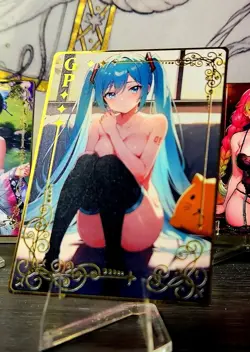 Goddess Story X Vocaloids Metal Waifu Card - Hatsune Miku GP Anime AGC - Image 2