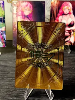 Goddess Story X Vocaloids Metal Waifu Card - Hatsune Miku GP Anime AGC - Image 4