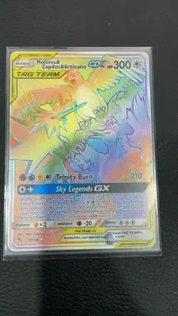 Moltres Zapdos Articuno GX - 69/68 - Full Art Hidden Fates - Pokemon Card - NM - Image 1