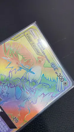 Moltres Zapdos Articuno GX - 69/68 - Full Art Hidden Fates - Pokemon Card - NM - Image 5