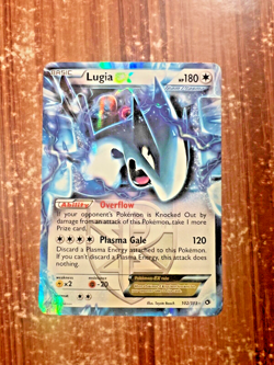 Lugia EX Pokemon Card Team Plasma 102/113 Ultra Rare Legendary Treasures Holo - Image 3