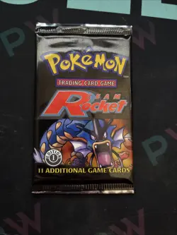 1st Edition Gyarados Team Rocket Pokemon Card Booster Pack (New Sealed) - Image 1