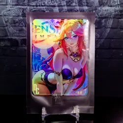 Yae Miko Goddess Premium Waifu Card Genshin Impact Holo New Sealed ACG - Image 3