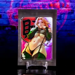 Tsunade Naruto Premium Waifu Card New Demigoddess Sealed Holo Flash Anime ACG - Image 3