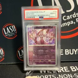 PSA 10 Mewtwo 150/165 Master Ball Reverse Holo sv2a Pokemon Card 151 Japanese - Image 1