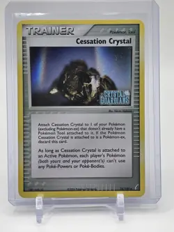 Pokemon Card - Cessation Crystal Crystal Guardians 74/100 Reverse Holo Stamped - Image 1
