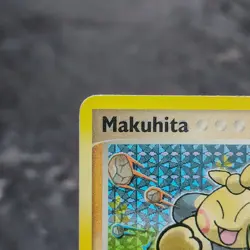 Pokemon EX Deoxys Makuhita 65/107 Reverse Holo 2005 TCG Card Holographic ✨ - Image 2