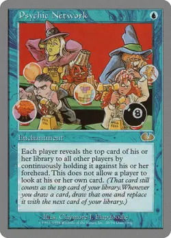 1x Psychic Network - LP - Unglued - SPARROW MAGIC mtg - Image 1