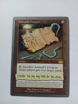 Magic The Gathering Coupon from Unglued Near Mint Condition ●39 - Image 1