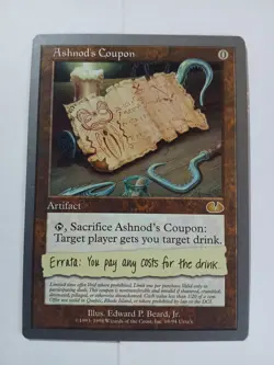 Magic The Gathering Coupon from Unglued Near Mint Condition ●39 - Image 3
