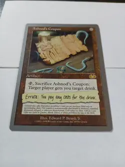 Magic The Gathering Coupon from Unglued Near Mint Condition ●39 - Image 5