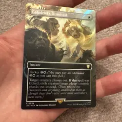 Galadriel's Dismissal (Borderless Surge 544) FOIL Lord of the Rings NM - Image 1