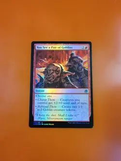 1x You See a Pair of Goblins | FOIL | Forgotten Realms | MTG Magic Cards - Image 3