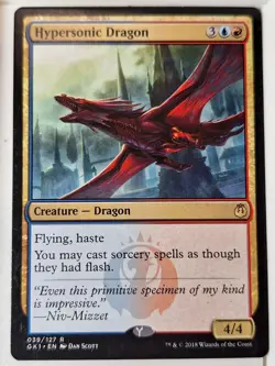 Hypersonic Dragon - Ravnica: Guild Kit - Magic the Gathering MTG Nice! - Image 1