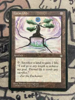 MTG Zuran Orb Ice Age Regular Uncommon Magic The Gathering - Image 1