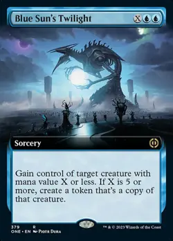 Blue Sun's Twilight - Extended Art Light Play, English Magic the Gathering MTG P - Image 1