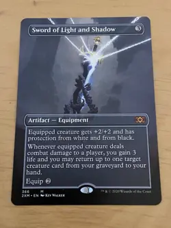 Sword of Light and Shadow - Borderless - NM - Double Masters 2XM - MTG - Image 1