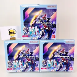 GUNDAM CARD COLLECTION GQuuuuuuX BOX 2025 Japan 3 Box Set Sealed Bandai New - Image 1