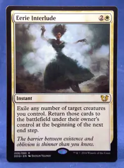 Eerie Interlude - MTG - Duel Decks: Blessed vs. Cursed - Excellent NM - Image 1