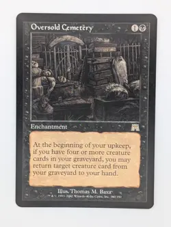 Oversold Cemetery - NM - Onslaught - MTG - Image 1