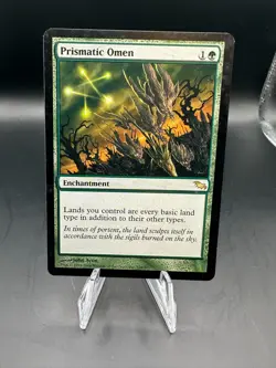 MTG MAGIC THE GATHERING SHADOWMOOR PRISMATIC OMEN - Image 1