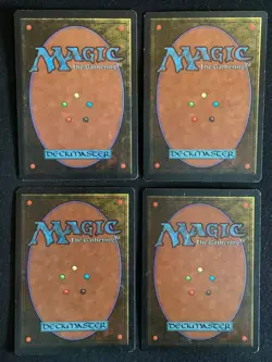 MTG Magic the Gathering x4 Island Basic Land Signed Playset Poole Revised - Image 2