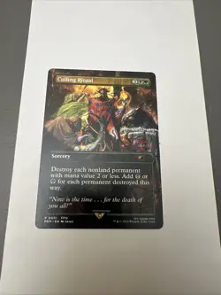CULLING RITUAL - FINAL FANTASY MTG Promo WPN FULL ART Non-Foil - Image 1