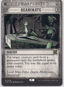 Reanimate [Outlaws of Thunder Junction] (OTJ) [Magic] 018 - Image 1