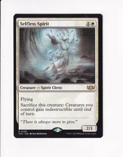 MAGIC THE GATHERING MTG COMMANDER: TARKIR: DRAGONSTORM SELFLESS SPIRIT - Image 1
