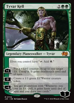 Tyvar Kell 0734 Non Foil Mythic Non Foil Mythic Foundations Jumpstart MTG NM - Image 1