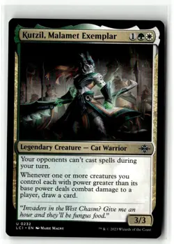 2023 MTG LCI Kutzil, Malamet Exemplar U Legendary Creature #232 - Image 1