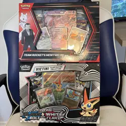 Pokemon Victini Illustration Collection & Team Rocket Mewtwo Ex Box - Image 1