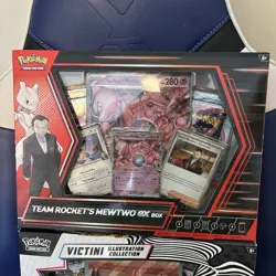 Pokemon Victini Illustration Collection & Team Rocket Mewtwo Ex Box - Image 3