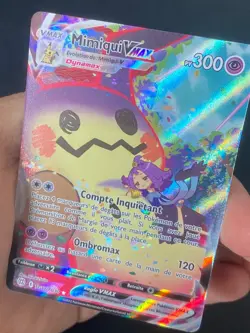 CARTE POKEMON MIMIQUI VMAX TG17/TG30 FR ULTRA RARE EB STARS ETINCELANTES - NM/M - Image 2