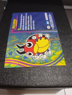 Mint/Nm Ledyba #165 Pokemon Topps Johto Series 1 Card Silver Holo Foil 1st Rare - Image 2