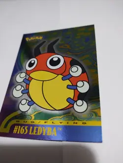 Mint/Nm Ledyba #165 Pokemon Topps Johto Series 1 Card Silver Holo Foil 1st Rare - Image 4