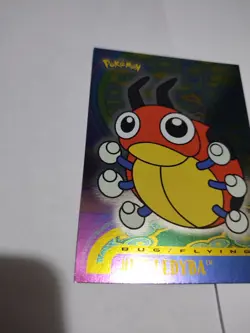 Mint/Nm Ledyba #165 Pokemon Topps Johto Series 1 Card Silver Holo Foil 1st Rare - Image 5