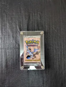 Pokemon Fossil 1st Edition Booster Pack 21.02g Heavy Seal Case see description - Image 1